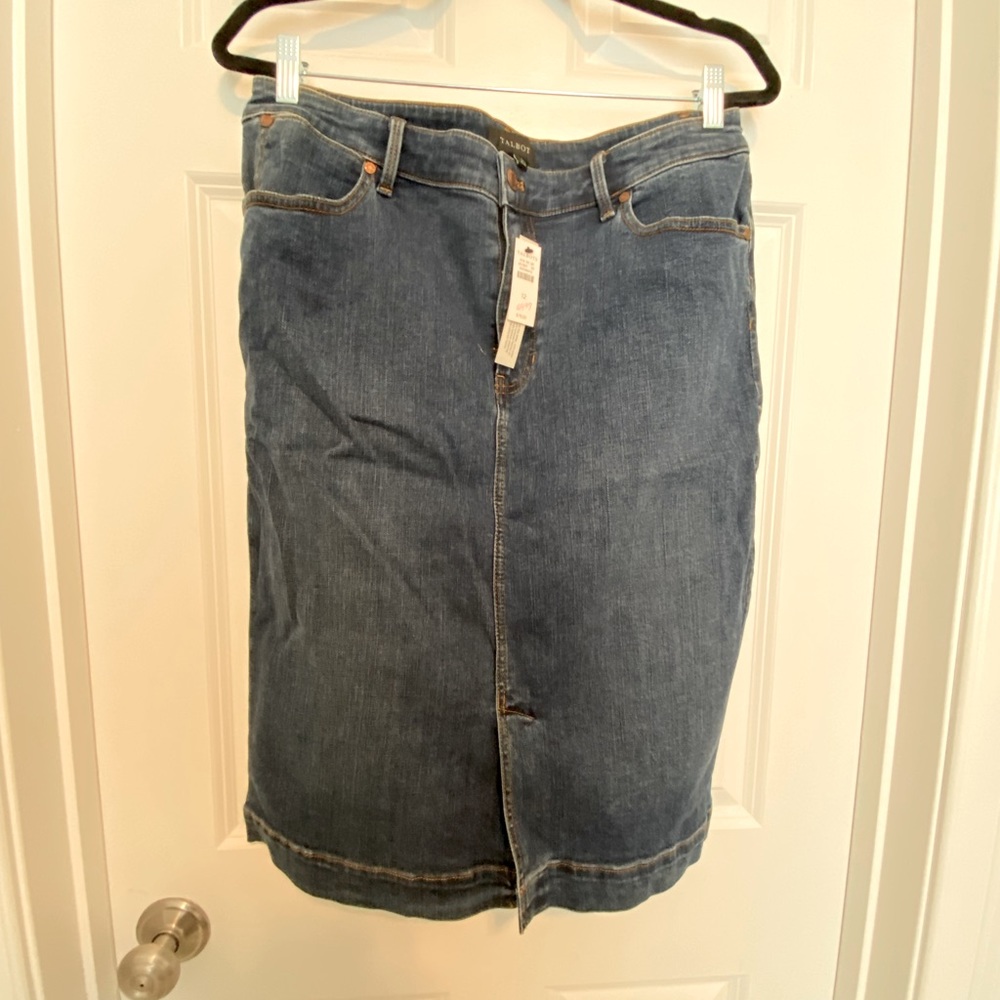 Talbots Denim Skirt